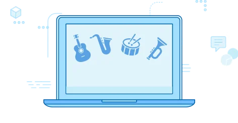 事例：音楽教室の店舗サイト