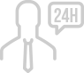 24時間以内の回答お約束