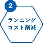 ランニングコスト削減