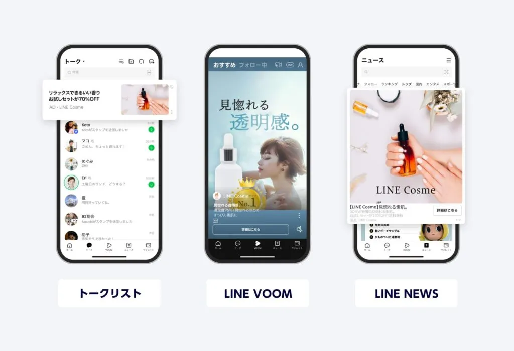  LINE広告の種類