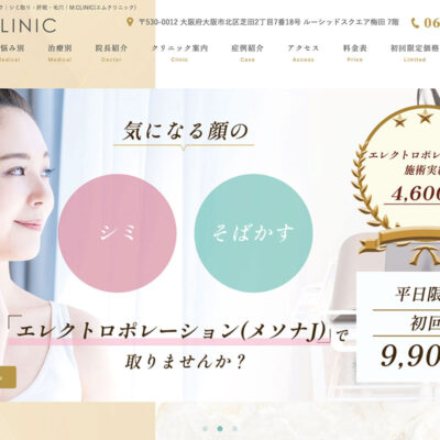 【美容皮膚科】ターゲットを絞った広告・SEO・キャンペーン戦略で、昨対比売上161%・客単価約9,000円UPを達成